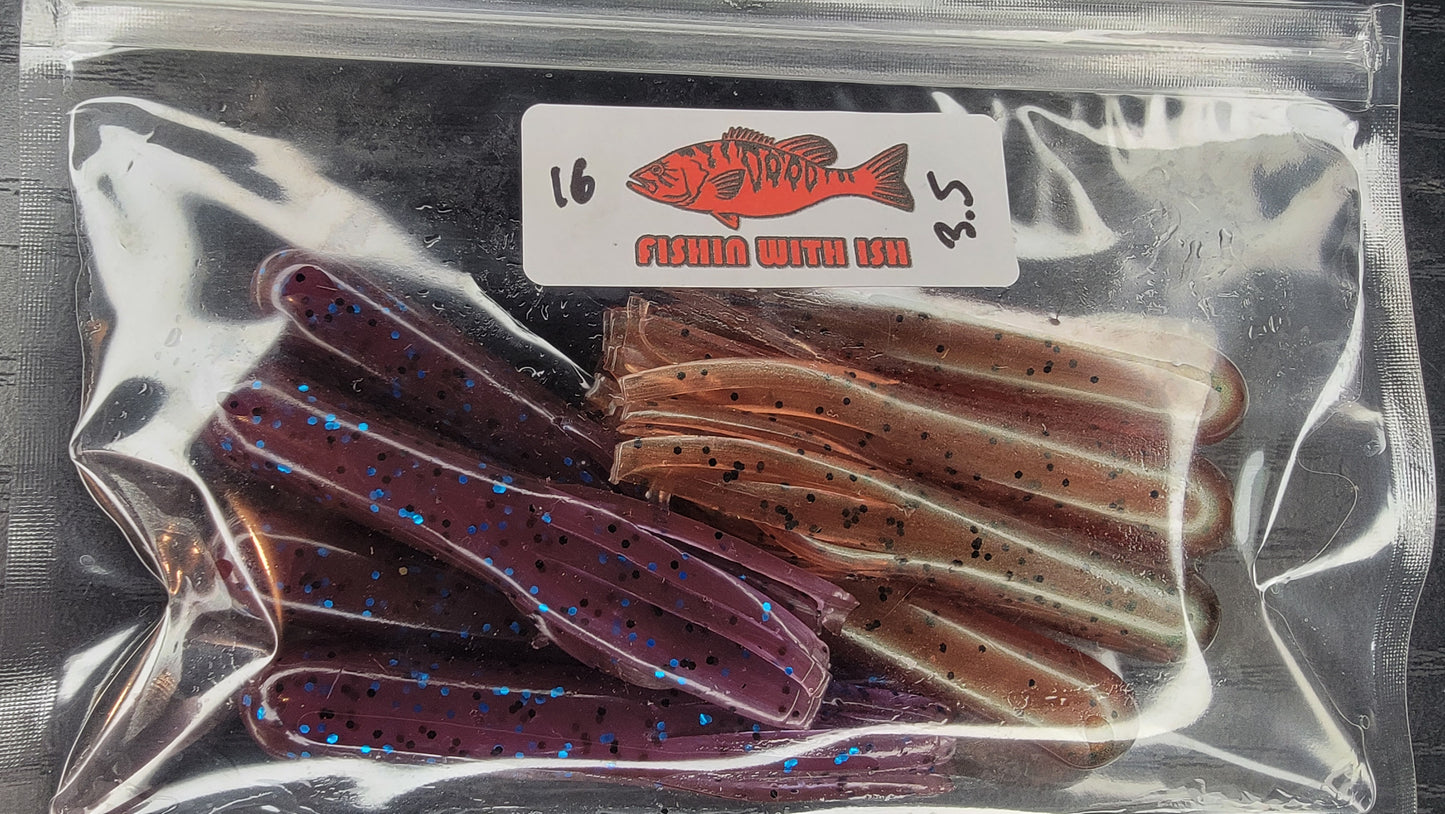 MIXED AND DEFECT SOFT PLASTICS