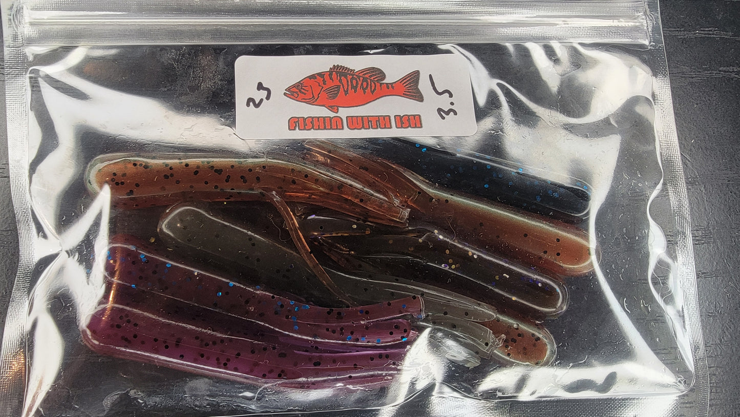 MIXED AND DEFECT SOFT PLASTICS
